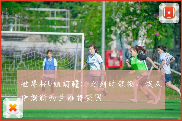 世界杯G组前瞻：比利时领衔，埃及伊朗新西兰谁将突围
